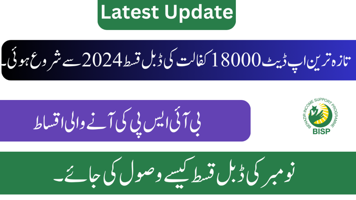 Latest Update Double installment of Rs 18000 Kafalat starts from 2024